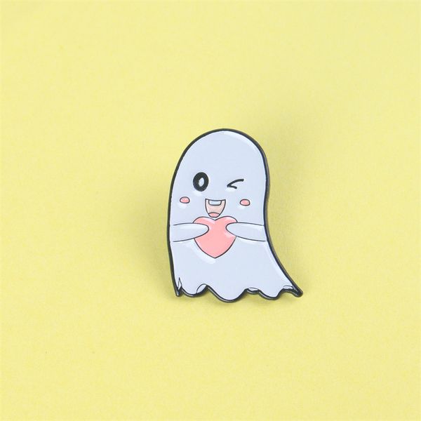 white ghost heart beating badge cute anime movies games hard enamel pins collect metal cartoon brooch backpack hat bag collar lapel badge, Blue
white ghost heart beating badge cute anime movies games hard enamel pins collect metal cartoon brooch backpack hat bag collar lapel badge, Blue