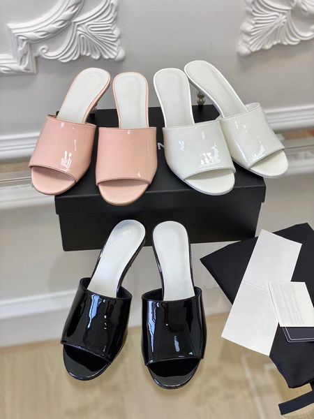 10a original quality patent calfskin high heel sandals with box luxury designer slippers fashion single light colors summer slipper large si, Black
10a original quality patent calfskin high heel sandals with box luxury designer slippers fashion single light colors summer slipper large si, Black