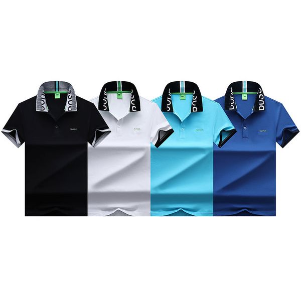 designer mens polo shirts boss letter pattern men polos high street fashion color block short sleeve solid cotton t shirt comfortable and ca, White;black
designer mens polo shirts boss letter pattern men polos high street fashion color block short sleeve solid cotton t shirt comfortable and ca, White;black
