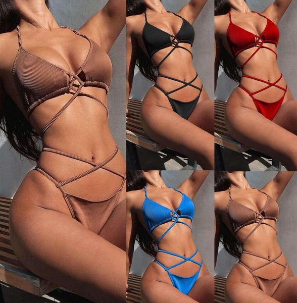 bikini outer single swimsuit split womens solid color lace up sexy, White;black
bikini outer single swimsuit split womens solid color lace up sexy, White;black