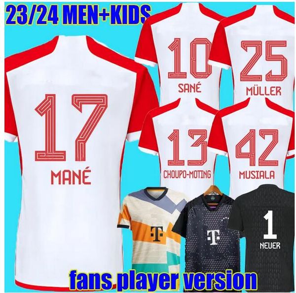 mane 22 23 24 bayern munich soccer jersey joao cancelo de ligt sane 2023 2024 football shirt musiala gnabry goretzka muller men kids kits ki, Black;yellow
mane 22 23 24 bayern munich soccer jersey joao cancelo de ligt sane 2023 2024 football shirt musiala gnabry goretzka muller men kids kits ki, Black;yellow