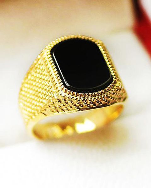 vintage men's ring 18k gold plated stainless steel black gemstone ring jewelry gift for men women boyfriend girlfriend jewelry yw193cg1, Golden;silver
vintage men's ring 18k gold plated stainless steel black gemstone ring jewelry gift for men women boyfriend girlfriend jewelry yw193cg1, Golden;silver