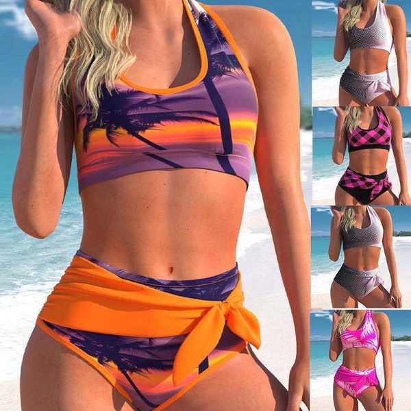 qisheng plus size fat bikini girl multi color printed high waist lace up split for women, White;black
qisheng plus size fat bikini girl multi color printed high waist lace up split for women, White;black