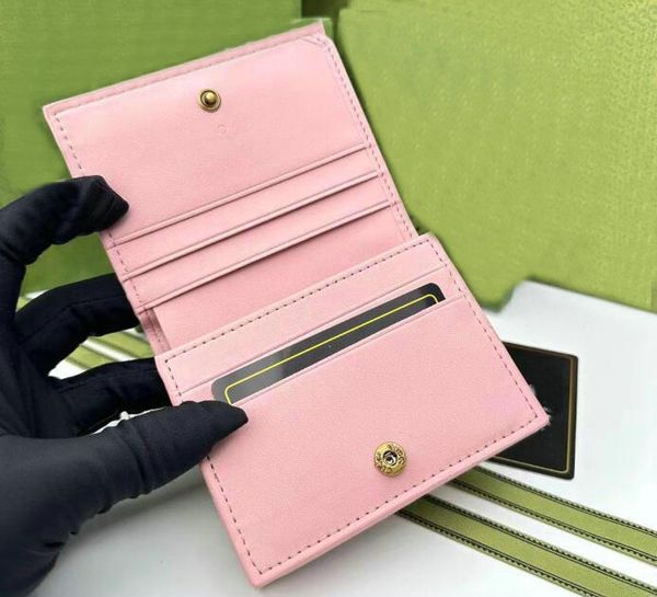 designer card holder womens black pink lambskin wallets coin purse pocket interior slot pockets genuine leather small bag 11x9x3cm, Brown;gray
designer card holder womens black pink lambskin wallets coin purse pocket interior slot pockets genuine leather small bag 11x9x3cm, Brown;gray