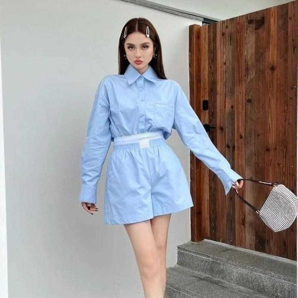 tide brand tracksuit designer shirt set summer thin section long sleeved shirt letter shorts womens two-piece loose sports suit women clothi, Gray
tide brand tracksuit designer shirt set summer thin section long sleeved shirt letter shorts womens two-piece loose sports suit women clothi, Gray