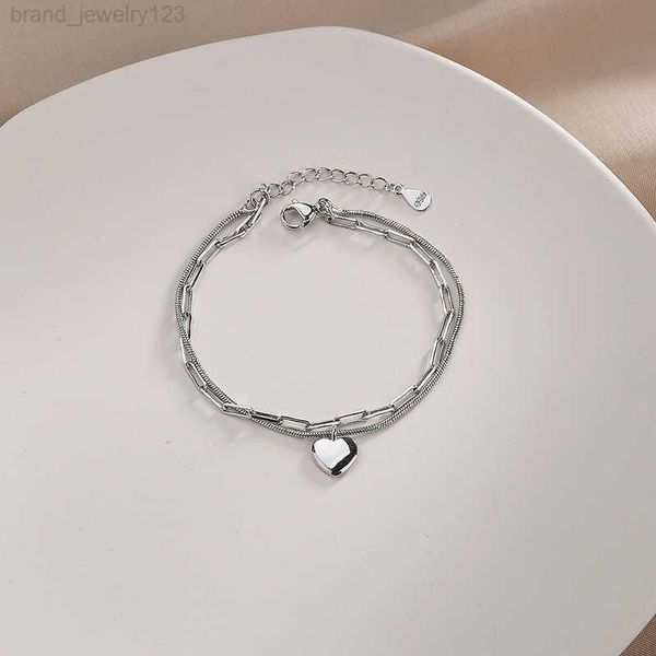 voq silver color fashion romantic double layer love snake bone chain bracelet women's party jewelry gift, Black
voq silver color fashion romantic double layer love snake bone chain bracelet women's party jewelry gift, Black