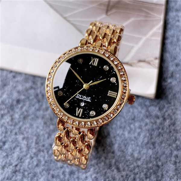 han feng fashion women's watch trend waterproof women's watch set with diamonds trend versatile bracelet quartz women watch, Slivery;brown
han feng fashion women's watch trend waterproof women's watch set with diamonds trend versatile bracelet quartz women watch, Slivery;brown