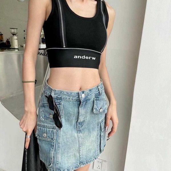 designer vest all-match knitted bottoming shirt side zipper sleeveless tank fashion slim short camisole womens clothing, White
designer vest all-match knitted bottoming shirt side zipper sleeveless tank fashion slim short camisole womens clothing, White