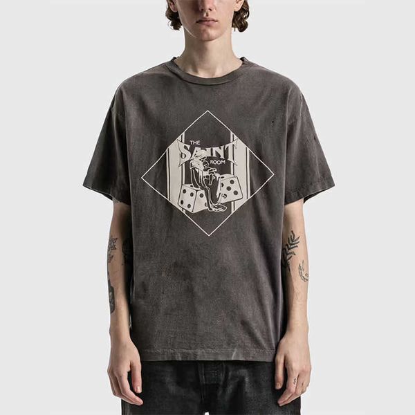 nzdl new style t-shirts for men and women fashion designer saint michael dice print high street destruction vintage loose cotton short sleev, White;black
nzdl new style t-shirts for men and women fashion designer saint michael dice print high street destruction vintage loose cotton short sleev, White;black