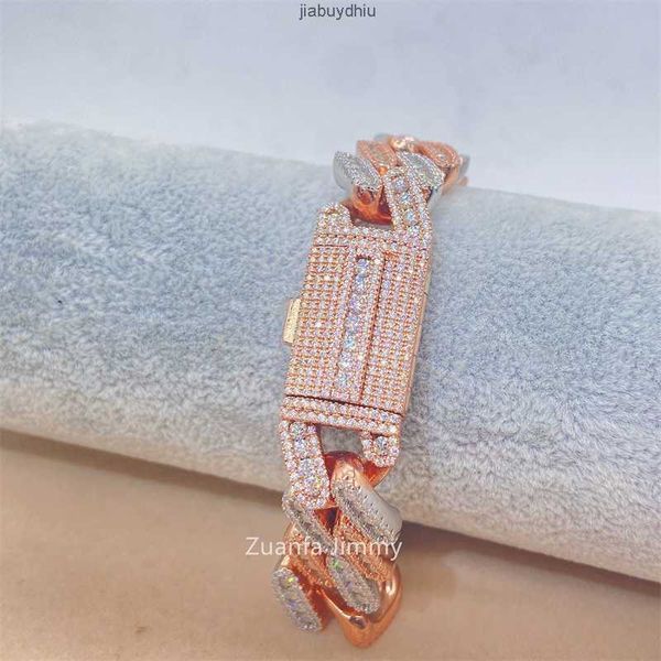 iced out new design two tone 15mm 3 row hiphop style shining vvs moissanite diamond cuban link bracelets mens, Silver
iced out new design two tone 15mm 3 row hiphop style shining vvs moissanite diamond cuban link bracelets mens, Silver