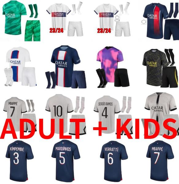 22 23 24 paris mbappe psgs soccer jerseys 2023 2024 wijnaldum sergio ramos hakimi fourth maillots de football kit verratti third 4th shirt m, Black;yellow
22 23 24 paris mbappe psgs soccer jerseys 2023 2024 wijnaldum sergio ramos hakimi fourth maillots de football kit verratti third 4th shirt m, Black;yellow