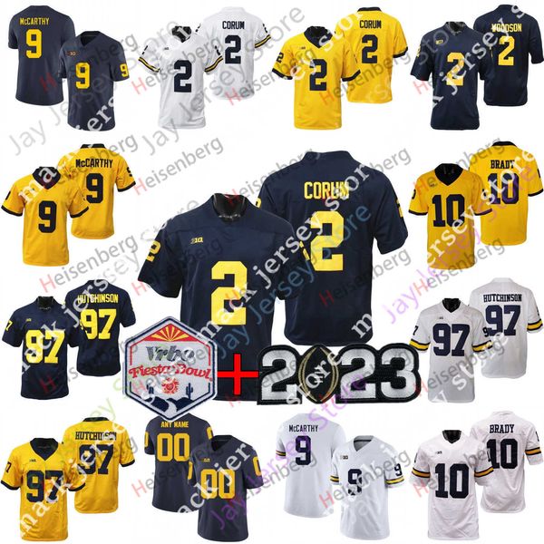 2023 playoff fiesta bowl football jersey ncaa college aidan hutchinson tom brady charles woodson cade blake corum mccarthy, Black
2023 playoff fiesta bowl football jersey ncaa college aidan hutchinson tom brady charles woodson cade blake corum mccarthy, Black