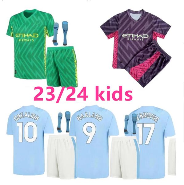 23 24 haaland soccer jerseys grealish sterling mans cities mahrez de bruyne foden 2024 football shirt kids kit sets uniform, Black
23 24 haaland soccer jerseys grealish sterling mans cities mahrez de bruyne foden 2024 football shirt kids kit sets uniform, Black