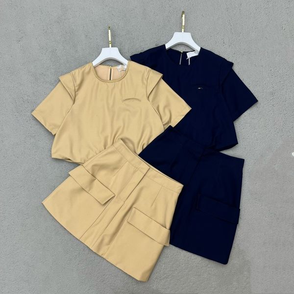 two piece dress european designers design 2023 summer new half skirt two piece set, White
two piece dress european designers design 2023 summer new half skirt two piece set, White