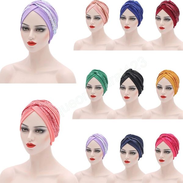 indian women muslim sequins pleated hijab chemo cap turban african bonnet headwrap hair loss hat head scarf, Blue;gray
indian women muslim sequins pleated hijab chemo cap turban african bonnet headwrap hair loss hat head scarf, Blue;gray