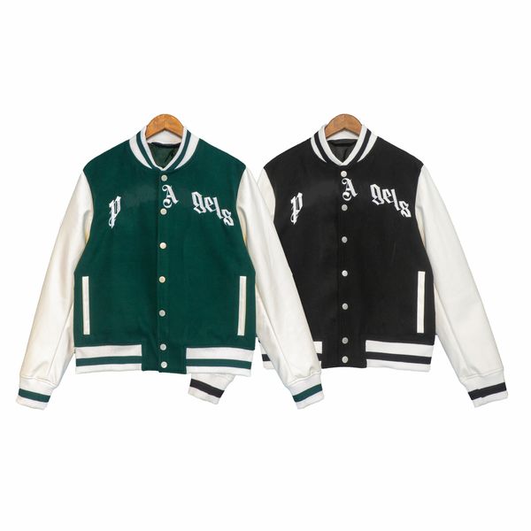 cotton designer angels palm jackets bomber mens windbreaker varsity mens baseball hip hop harajuku letter patchwork leather tianma embroider, Black
cotton designer angels palm jackets bomber mens windbreaker varsity mens baseball hip hop harajuku letter patchwork leather tianma embroider, Black