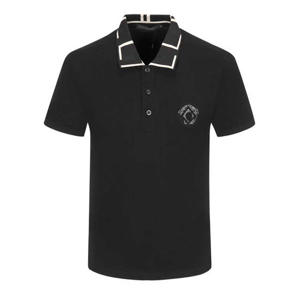 designer men's polo shirt threaded lapel short sleeve casual brand embroidery pure cotton brand cotton high street business fashion 3xl, White;black
designer men's polo shirt threaded lapel short sleeve casual brand embroidery pure cotton brand cotton high street business fashion 3xl, White;black