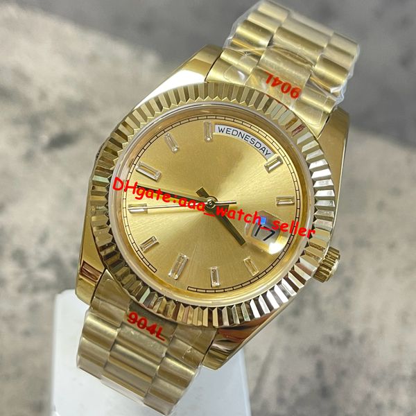 4 styles u1 version luxury mens designer watches 40mm 228238 128238 fluted bezel 2 end links presidential bracelet automatic movement st9 co, Slivery;brown
4 styles u1 version luxury mens designer watches 40mm 228238 128238 fluted bezel 2 end links presidential bracelet automatic movement st9 co, Slivery;brown