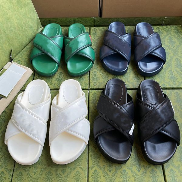 2023 luxury style new slipper woman sandal black white green thick bottom non-slip soft fashion g house platform slipper women wear beach fl
2023 luxury style new slipper woman sandal black white green thick bottom non-slip soft fashion g house platform slipper women wear beach fl