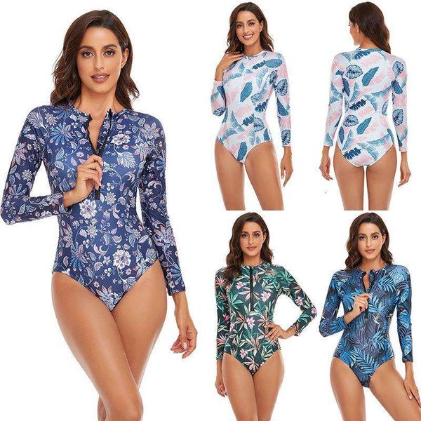 diving suit for women swimsuits multi color digital printing long sleeved zipper one piece briefs snorkeling, White;black
diving suit for women swimsuits multi color digital printing long sleeved zipper one piece briefs snorkeling, White;black