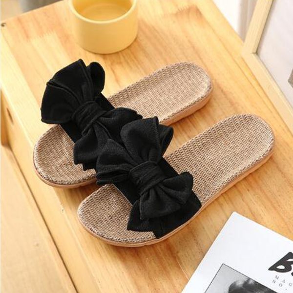 slides comfortable women black casual summer pink red flax slippers striped bow linen flip flops platform sandals ladies outdoor shoes780, White;red
slides comfortable women black casual summer pink red flax slippers striped bow linen flip flops platform sandals ladies outdoor shoes780, White;red