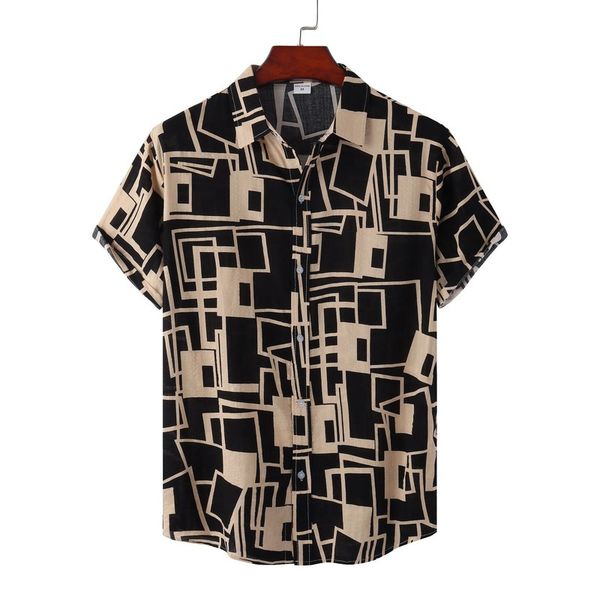 men clothing 2022 summer new shirt men's short-sleeved lapel fashion business printing large size tide camisas para, White;black
men clothing 2022 summer new shirt men's short-sleeved lapel fashion business printing large size tide camisas para, White;black