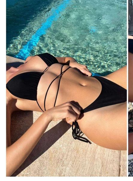 transparent meat beach swimsuits bath sunbath no sun marks breathable banded bikini swimwear women, White;black 
transparent meat beach swimsuits bath sunbath no sun marks breathable banded bikini swimwear women, White;black