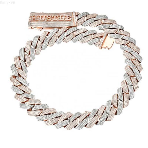 15-20mm 4 rows vvs moissanite sterling silver 925 diamond chain cuban 18k rose gold plated cuban chain
15-20mm 4 rows vvs moissanite sterling silver 925 diamond chain cuban 18k rose gold plated cuban chain