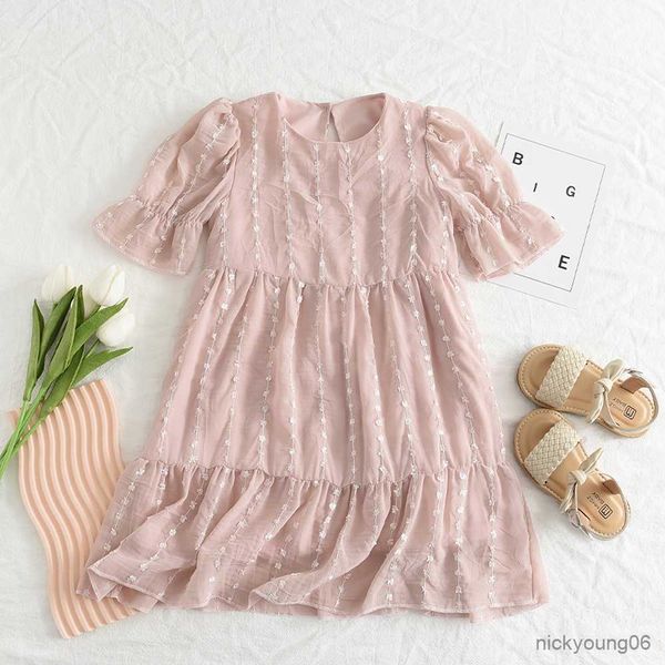girl's dresses new girls princess dress kids summer solid ruffles sleeve girl casual clothes vestidos r230612, Red;yellow
girl's dresses new girls princess dress kids summer solid ruffles sleeve girl casual clothes vestidos r230612, Red;yellow