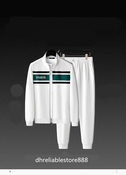 men's jacket set autumn and winter new white standing neck cardigan zipper casual sports two-piece set, Gray
men's jacket set autumn and winter new white standing neck cardigan zipper casual sports two-piece set, Gray
