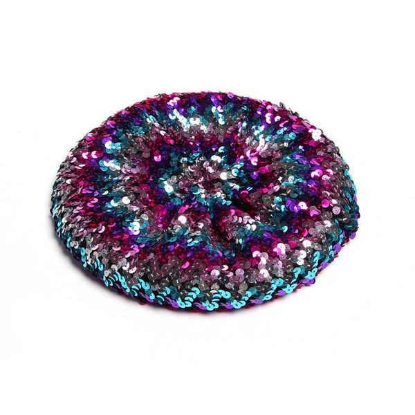 berets sequin metal shiny clothing jazz flash dance french beret round hat women's fashion accessories beanie g220612, Blue;gray
berets sequin metal shiny clothing jazz flash dance french beret round hat women's fashion accessories beanie g220612, Blue;gray