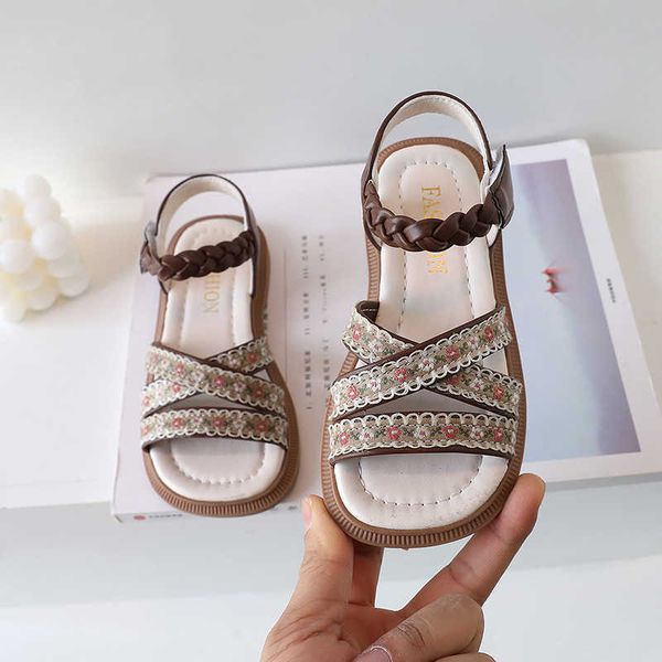 vintage 2023 new cross girls' sandals versatile soft breathable weave open to flowers embroidered children's casual shoes g220612, Black;red
vintage 2023 new cross girls' sandals versatile soft breathable weave open to flowers embroidered children's casual shoes g220612, Black;red