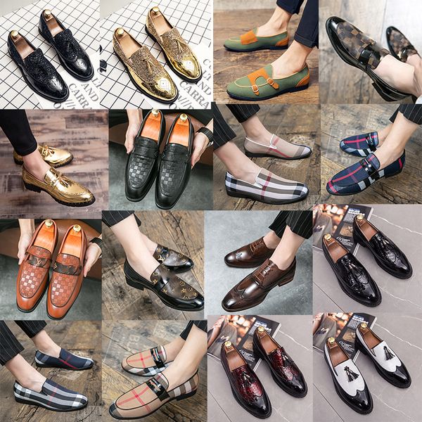 horsebit leffer shoes light luxury print black brown leather shoes party pointed toe formal wear shoes office business shoes size 38-48
horsebit leffer shoes light luxury print black brown leather shoes party pointed toe formal wear shoes office business shoes size 38-48