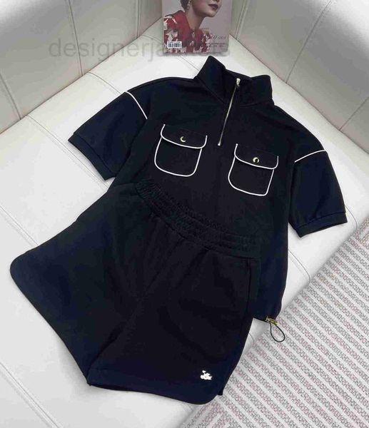 women's tracksuits designer 2023 spring/summer new simple edge contrast zipper sweater with casual short sport set ke6p, Gray
women's tracksuits designer 2023 spring/summer new simple edge contrast zipper sweater with casual short sport set ke6p, Gray