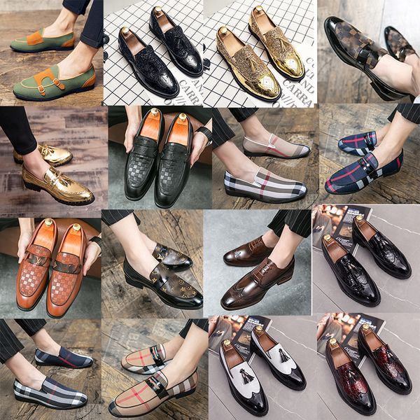 horsebit leffer shoes light luxury print party pointed toe formal wear shoes office business shoes size 38-48, Black
horsebit leffer shoes light luxury print party pointed toe formal wear shoes office business shoes size 38-48, Black