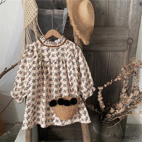 girl's dresses girls' floral print dress autumn new toddler kids retro princess children clothing r230612, Red;yellow
girl's dresses girls' floral print dress autumn new toddler kids retro princess children clothing r230612, Red;yellow