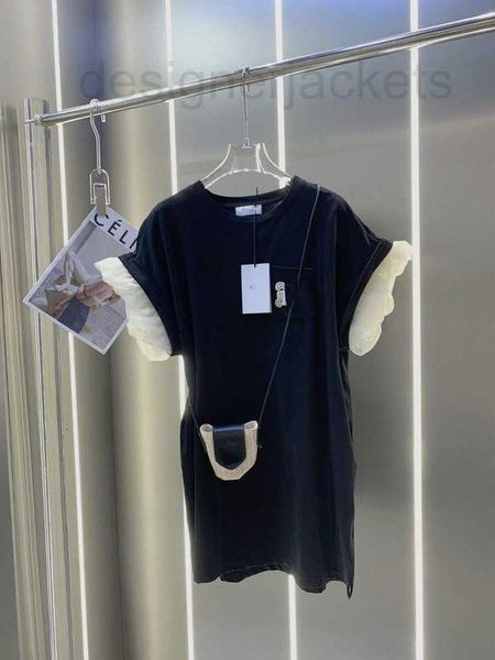 women's t-shirt designer 23 spring/summer new cute style, casual versatile, slim and age reducing triumphal arch embroidery with bag sh, White
women's t-shirt designer 23 spring/summer new cute style, casual versatile, slim and age reducing triumphal arch embroidery with bag sh, White