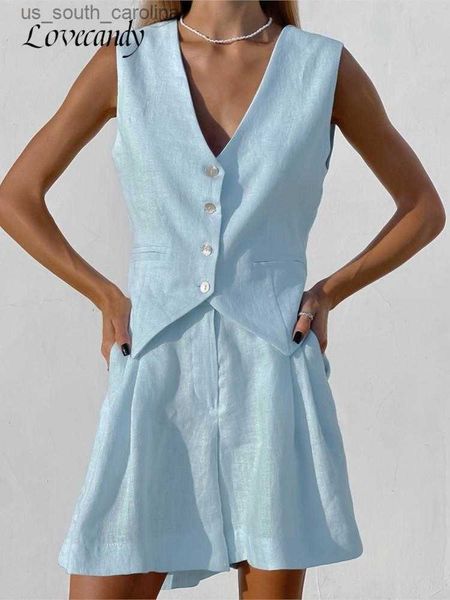 fashion cotton linen shorts sets fashion button tank and wide legs shorts 2-piece office outfits summer casual women set l230522, White;black
fashion cotton linen shorts sets fashion button tank and wide legs shorts 2-piece office outfits summer casual women set l230522, White;black