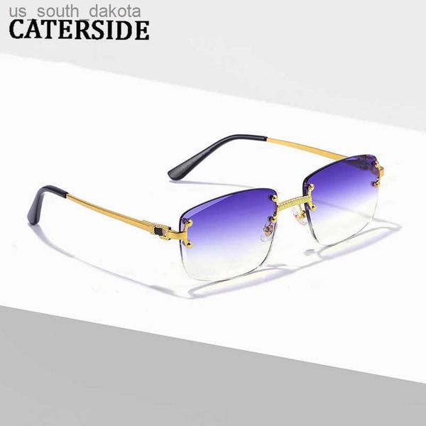 caterside punk small rectangle sunglasses men women luxury designer rimless gradient lens metal sun glasses for men 2022 uv400 l230523, White;black
caterside punk small rectangle sunglasses men women luxury designer rimless gradient lens metal sun glasses for men 2022 uv400 l230523, White;black