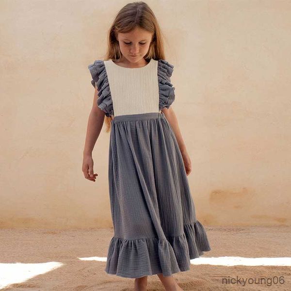 girl's dresses cotton greyish-blue girls long dress summer new vintage patchwork holiday children's ruffles princess r230612, Red;yellow
girl's dresses cotton greyish-blue girls long dress summer new vintage patchwork holiday children's ruffles princess r230612, Red;yellow