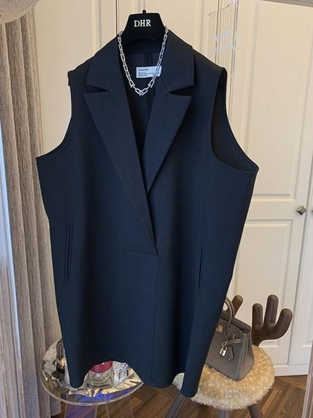 vests vest for women sleeveless jacket coat long vest blazer formal work ladies office vintage slim suit waistcoat female oversize, Black;white
vests vest for women sleeveless jacket coat long vest blazer formal work ladies office vintage slim suit waistcoat female oversize, Black;white