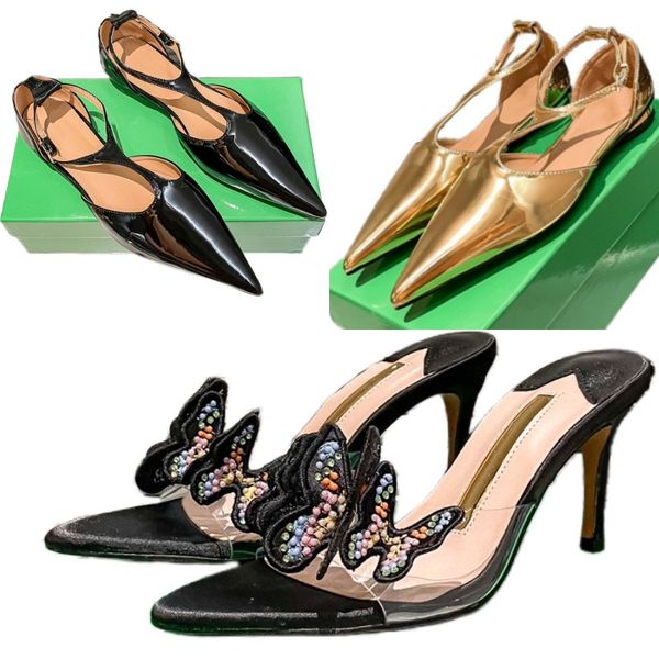 sandals 5a leather designer shoes pointed toe party shoes butterfly high heel slippers patent leather dress shoes outdoor new fashion flat h, Black
sandals 5a leather designer shoes pointed toe party shoes butterfly high heel slippers patent leather dress shoes outdoor new fashion flat h, Black
