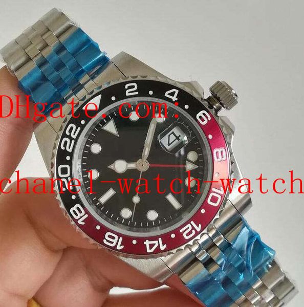 elling men's watch 40mm black and red ceramic bezel gmt 126710 asia 2813 movement automatic mens wrist watches, Slivery;brown
elling men's watch 40mm black and red ceramic bezel gmt 126710 asia 2813 movement automatic mens wrist watches, Slivery;brown