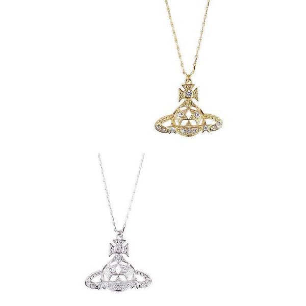 high version empress dowager vivienne vivian saturn hollow out series pendant necklace small and cold style, Silver
high version empress dowager vivienne vivian saturn hollow out series pendant necklace small and cold style, Silver
