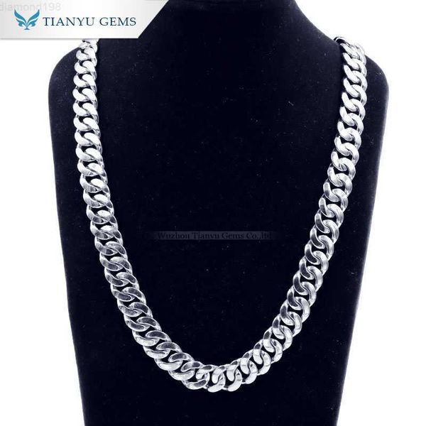 tianyu gems customized forever quality silver gold necklace hip hop chain male cuban link
tianyu gems customized forever quality silver gold necklace hip hop chain male cuban link