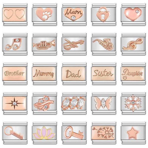 charm bracelets hapiship original daisy rose heart musical instruments italian charm links fit 9mm bracelet stainless steel jewelry making d, Golden;silver
charm bracelets hapiship original daisy rose heart musical instruments italian charm links fit 9mm bracelet stainless steel jewelry making d, Golden;silver