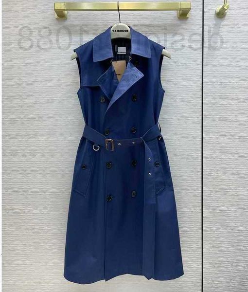 designer ba shangli's new temperament commuter collection autumn double breasted women's sleeveless tunic windbreaker dress style, Tan;black
designer ba shangli's new temperament commuter collection autumn double breasted women's sleeveless tunic windbreaker dress style, Tan;black