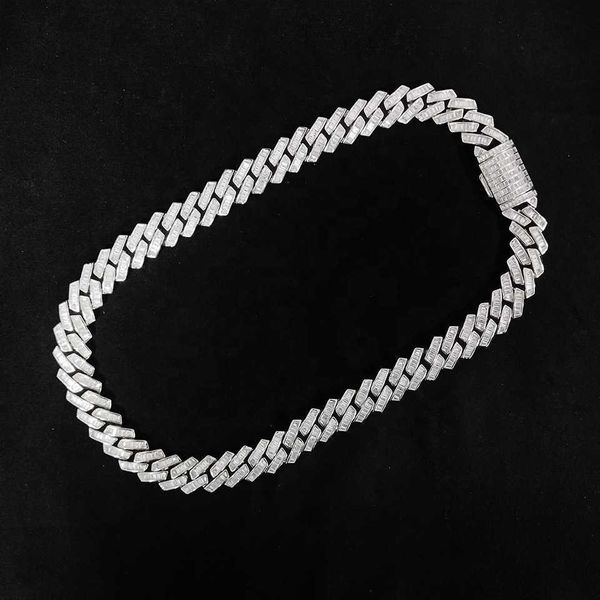 14mm hip hop iced out cz zircon collar de cadena cubana eslabones cubano necklace miami cuban link chain for men women, Silver
14mm hip hop iced out cz zircon collar de cadena cubana eslabones cubano necklace miami cuban link chain for men women, Silver