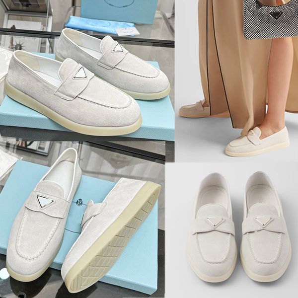 suede leather loafers chalk white 1d22 mocassini in pelle scamosciata upper with triangular signature logo men women flat designer loafer ru, Black
suede leather loafers chalk white 1d22 mocassini in pelle scamosciata upper with triangular signature logo men women flat designer loafer ru, Black