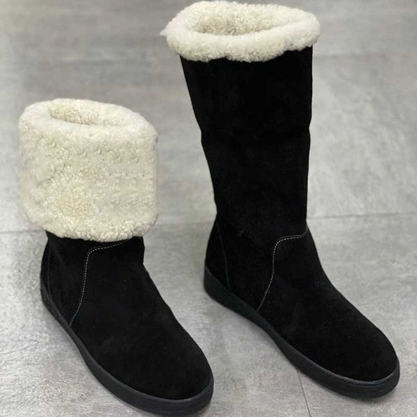2023 designer snow boot women ankle boots soft wool fur suede leather shoes snowdrop flat winter martin boots printing over the knee boots 3, Black
2023 designer snow boot women ankle boots soft wool fur suede leather shoes snowdrop flat winter martin boots printing over the knee boots 3, Black